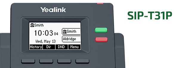 تلفن تحت شبکه یالینک Yealink T31P 4 کیفیت تصویر تلفن تحت شبکه یالینک YalinkT31P