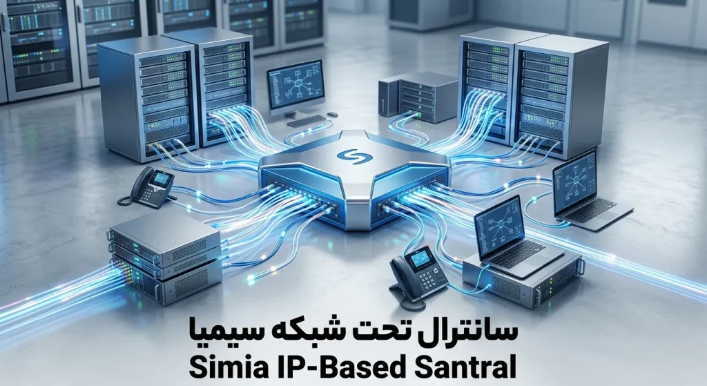 سانترال تحت شبکه سیمیا simia ip-based santral