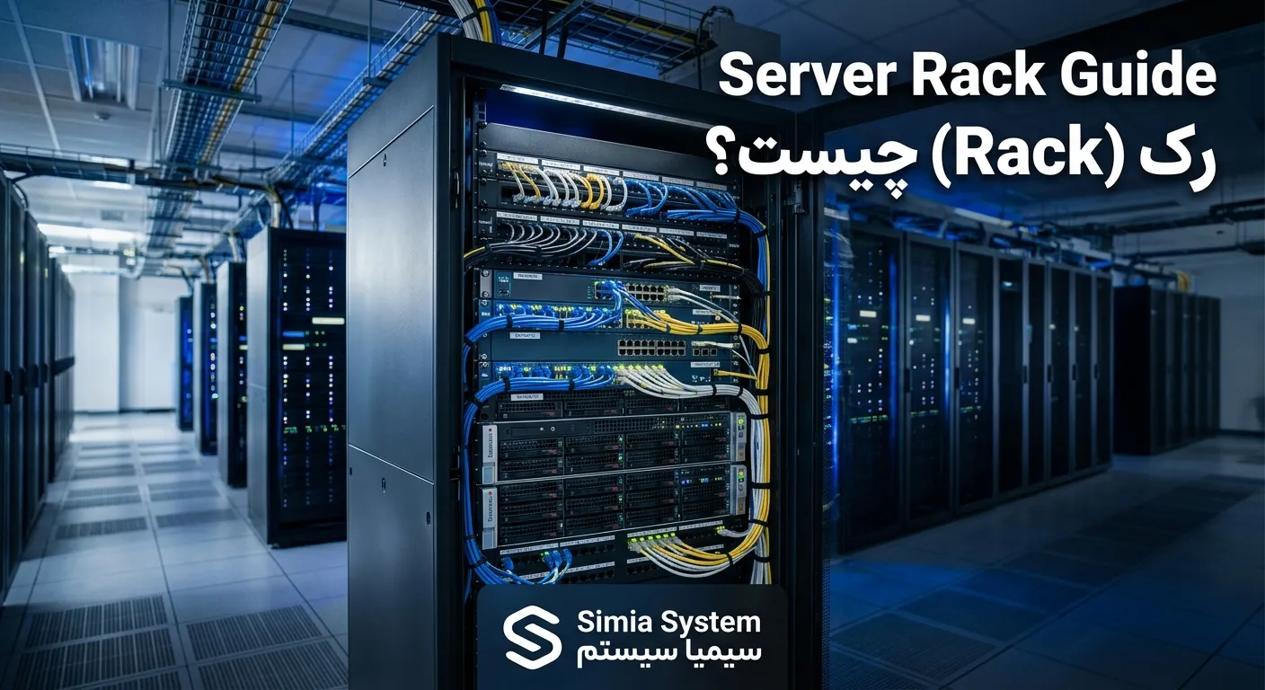 رک rack چیست توسط سیمیا سیستم server rack guide