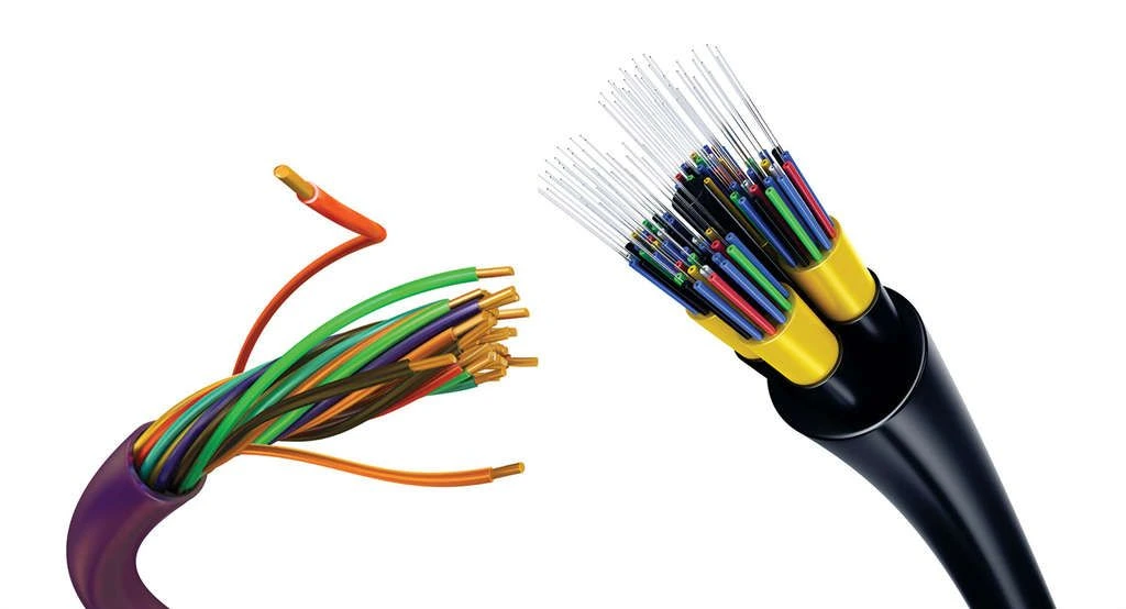 کابل فیبرنوری fiber optic cable